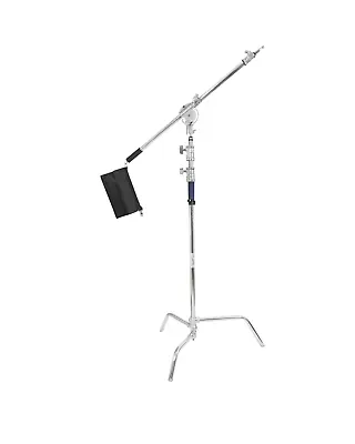 Pixapro 300cm Professional Heavy-Duty C-Stand Photography Lighting Video Studio • £204.99