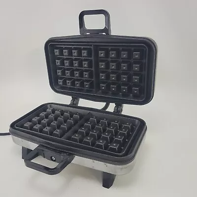 Vintage Vitantonio 550 Chrome Belgian Waffler Waffle Maker Tested Working • $34.95