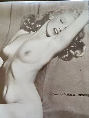 Marilyn Monroe 11x14 Golden Dreams Black And White Photo Great Condition • $65