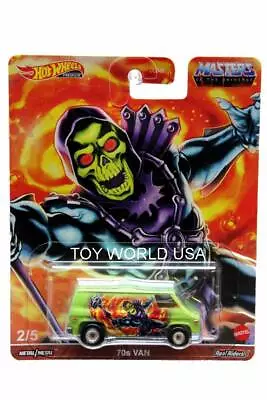 2021 Hot Wheels Masters Of The Universe Pop Culture #2 70s Van Skeletor • $2