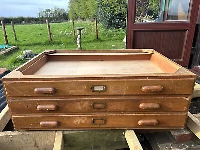 Oak Map / Plan Drawers  • £200