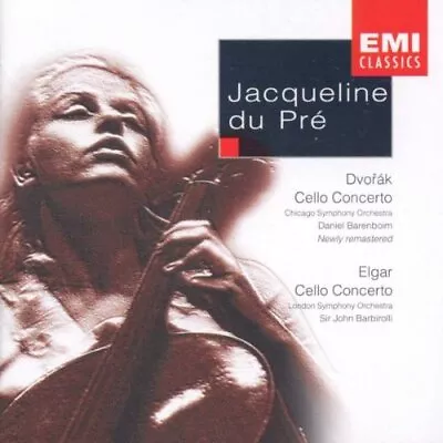 110163 Audio CD Jacqueline Du Pre': Dvorak Elgar - Cello Concertos • £8.50