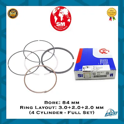 Bmw E46 E87 E90 E91 2.0 Diesel Engine M47d20 Piston Rings Set 11250308646 - Std • $161.73