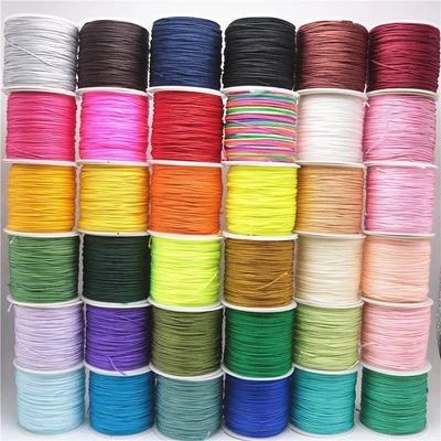 £4.27 • Buy Nylon Cord Rope Chinese Knot Macrame Cord Rope Thread For Jewelry Making String