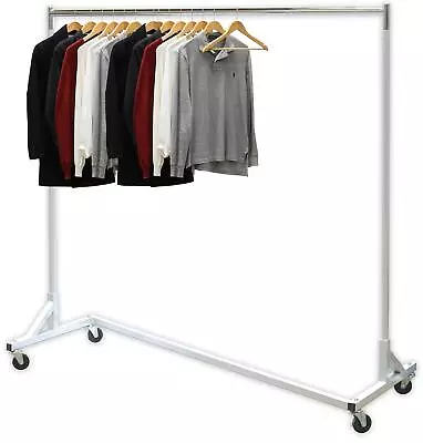 Industrial Grade Z-Base Garment Rack 400lb Load With 62in Extra Long Bar • $131.65