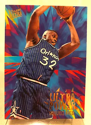 Shaquille O'Neal 1995-96 Fleer Ultra Insert Ultra Power #9 • $6.99