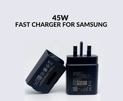 Genuine SAMSUNG S23 S23+ Ultra Fast 45W SUPERFAST ORIGINAL CHARGER CABLE & PLUG • £17.73