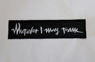 £6.23 • Buy Metallica Patch Iron/Sew On  Wherever I May Roam  Embroidered Megadeth Slayer
