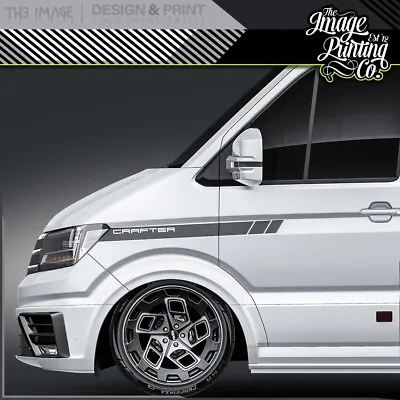 VW Crafter Wing Vinyl Decal Kit - ALL CRAFTERS -  Stickers - Camper Vinyl Mods • £39.85