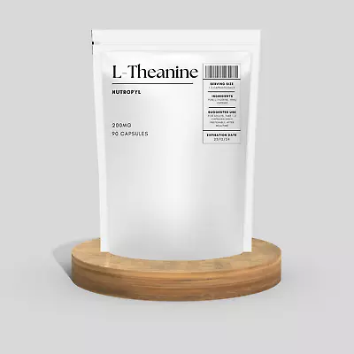 L Theanine 200mg Capsules Sleep Memory Stress Relaxation Mood 90 Pills • £4.99