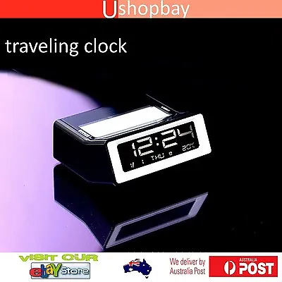 Travelling Alarm LED Clock With Thermometer For Kids Bedroom And Home Office • $15.50