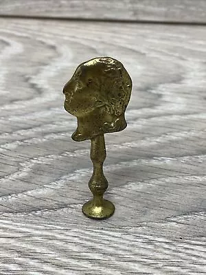 Vintage Brass Pipe Tamper George Washington Bust Silhouette 2.5  Smoking • $30