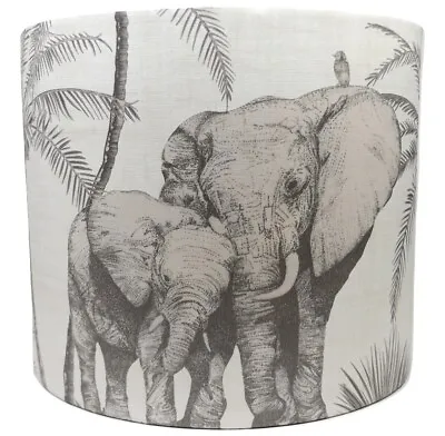 Safari Lampshade Ceiling Light Shade Jungle Animal Elephant Kids Bedroom Theme • £29.99