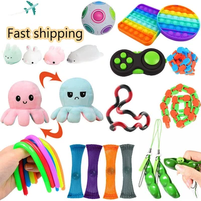 $10.40 • Buy Fidget Sensory Toys Stress Relief Toys Autism Anxiety Relief Kids Adults Toy Set