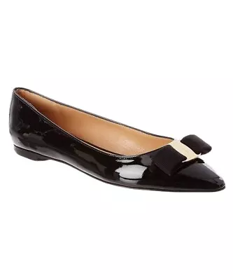 Salvatore Ferragamo Viva Pointed Ballet Flats-Size US 8.5 C - RRP $766 • $333