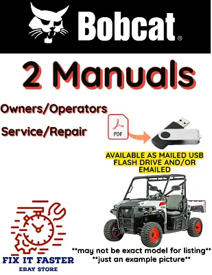 Bobcat 3400 Utility Vehicle Operators Service Repair Shop Manual Pdf Usb • $50