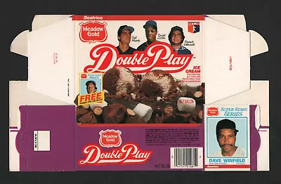 1986 Meadow Gold Double Play Ice Cream Box – Dave Winfield Card  #L246 • $18.99