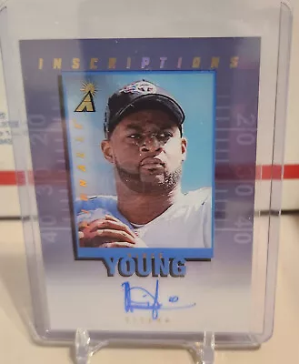 2022 Pinnacle Inscriptions # PI-VY Vince Young AUTO   SP  Tennesse Titans • $14.99