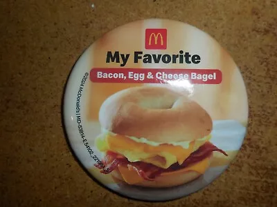2024 McDonalds Pin My Favorite Bacon Egg & Cheese Bagel 3   • $7.96