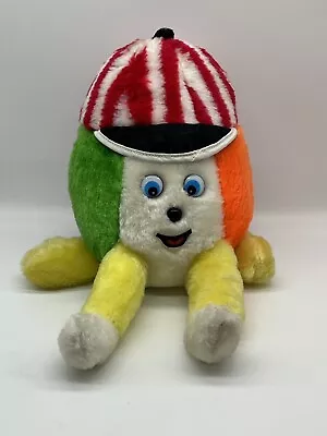 Shalom Toys Humpty Dumpty Clown Plush Vintage Stuffed Animal Carnival Toy 1960's • $13.99