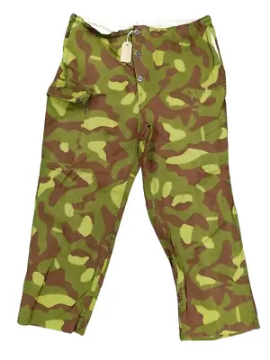 £24.95 • Buy Genuine Vintage Finnish Army M62 Reversible Trousers Woodland Snow Camo Overalls