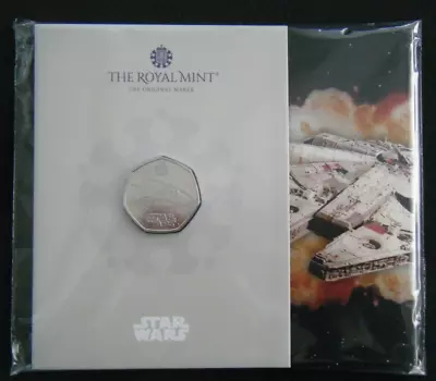 2024 Star Wars Millennium Falcon 50p Coin BU Pack  - In Stock • £12.99