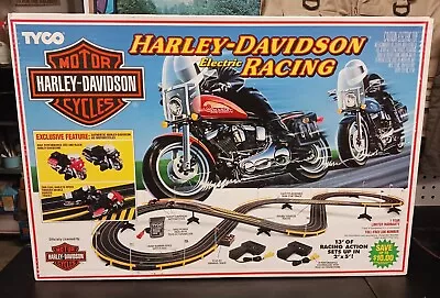 Vintage TYCO Harley Davidson Motorcycle Slot Car Set Unused NIB Sealed • $199