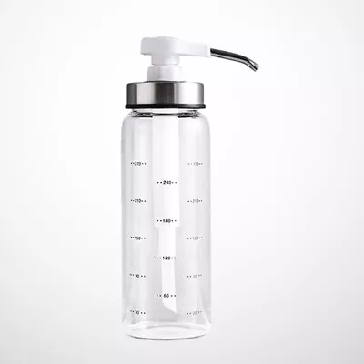 Sauce Dispensers Empty Glass Sauce Bottle Food Pump Bottle Mayonnaise Bottle • £15.49