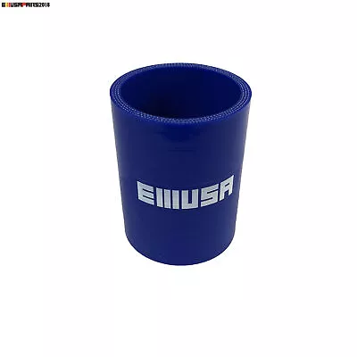 1Pcs 2  Inch 51 Mm ID 4-Ply Straight Silicone Hose Reducer Turbo Coupler Blue • $10.98