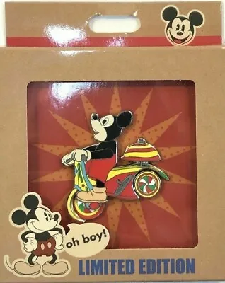 Disney Mickey Mouse Motor Scooter Pin Retro Toys LE 1500 Pin NWT 2020 • £22.38