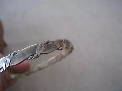 Vintage Taxco Silverplated Bangle Bracelet • $7.20