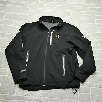 Mountain Hardwear Jacket Adult XL Black Windstopper Softshell Full Zip Pockets • $72.44