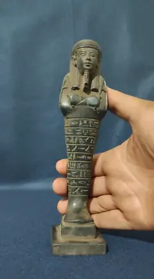 Rare Ancient Egyptian Antiquities Egyptian Ushabti Shabti With Hieroglyphics BC • £95.46