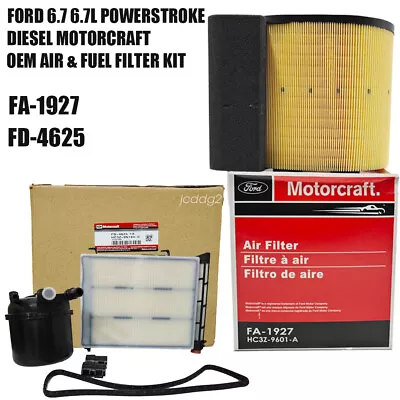 Oem Air & Fuel Filter Kit For Ford 6.7 6.7l Powerstroke Diesel Fa-1927 Fd-4625 • $66.99