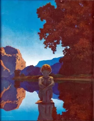 Evening :  Maxfield Parrish : 1922 : Archival Quality Art Print • $85