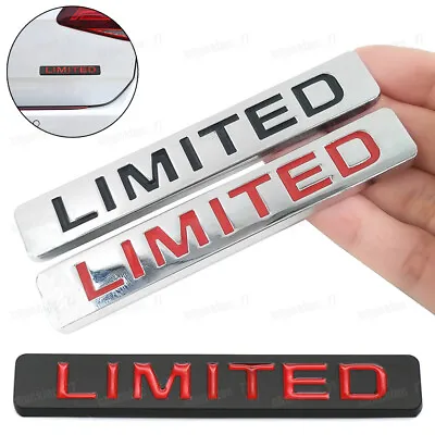 1x Car Sticker 3D Metal Limited Edition Logo Emblem Badge Decal Car Accessories • $9.37