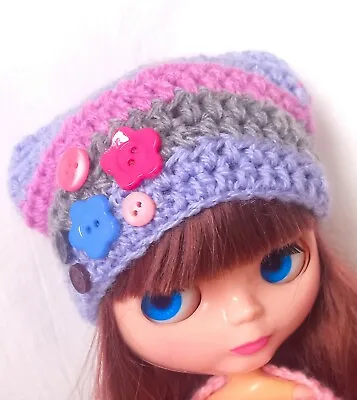 Hat For Blythe Tangkou Bjd. Crochet Hat. Christmas Gift  • £4.99