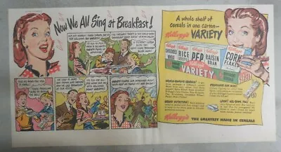 Kellogg's Cereal Ad: Kellogg's Variety Pack From 1946 Size: 7.5 X 15 Inches • $15