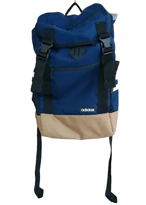 Adidas TopLoader Backpack Blue EUC Large • $34.95