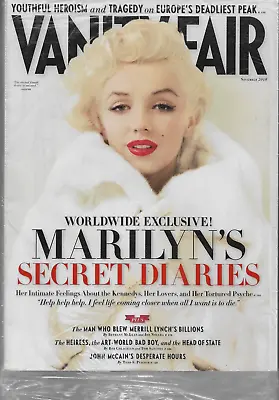 MARILYN MONROE - VANITY FAIR Magazine  Nov 2010 - BRAND NEW - Factory Sealed • $20