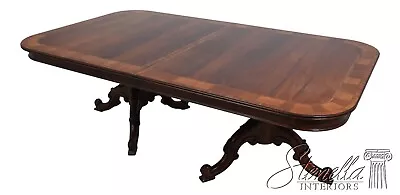 LF60014EC: Large Continental Style Mahogany Dining Room Table • $1695