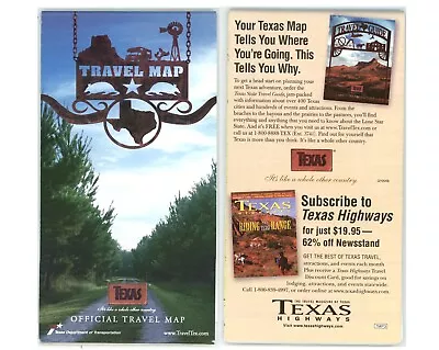 Vintage 2006 Texas Official Road Map – State Highway Department (010601) • $9.99