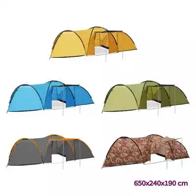 Camping Igloo Tent 8 Person Dome Hiking Cabin Shelter Multi Colours VidaXL • £160.99