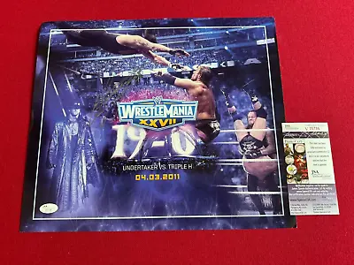  UNDERTAKER  Autographed  (JSA) WWE 12x14 Photo  (Scarce / Vintage) • $229