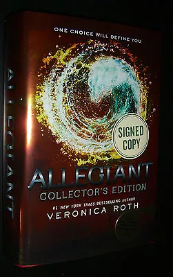 SIGNED Allegiant Children's Collector's Edition By Veronica Roth  2015 • $50