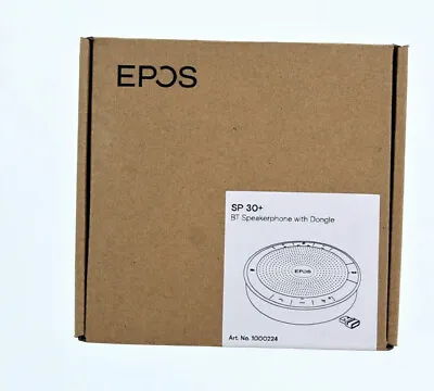 EPOS SP 30 BT Speakerphone 1000224 Portable Bluetooth Speaker Black New In Box • $75