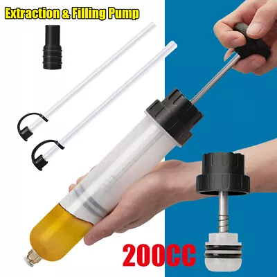 Waste Oil Fluid Extractor Pump Manual Suction Vacuum CarBoat Transfer Tool 200CC • $14.99