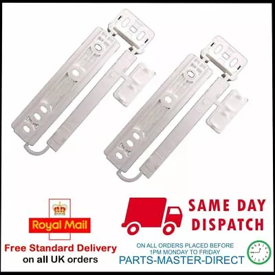 FRIDGE FREEZER UNIVERSAL TWO DOOR INTEGRATED SLIDING DOOR HINGE MOUNTING KIT X 2 • £7.99