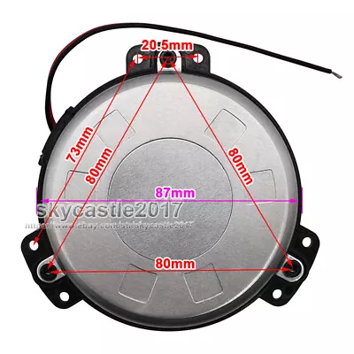 87mm 8 16 Ohms 10W Vibrator Speaker Low Frequency Horn Somatosensory Loudspeaker • $30.98