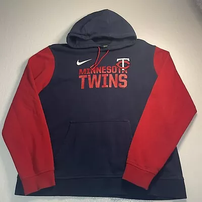 MLB MINNESOTA TWINS NIKE Sweatshirt HOODIE SIZE XXL 2XL • $23.99